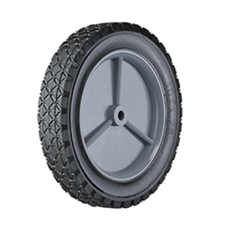 天时达实心空心环保硬质脚轮耐磨万向轮适用割草机清洗机
