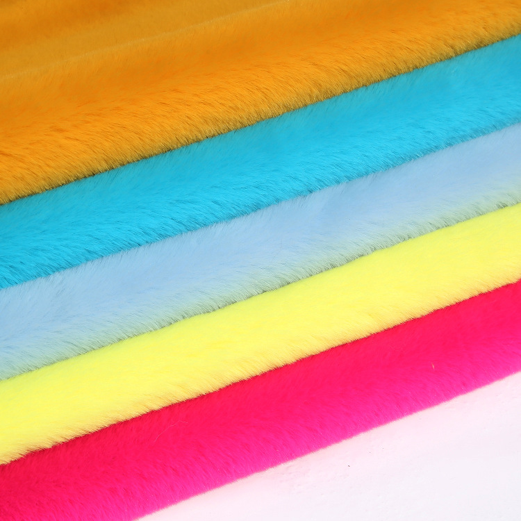 超柔仿小兔毛绒布料短毛绒面料 玩具马甲毛领服装鞋帽 人造毛皮草