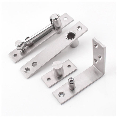 Stabilized hinges, 360-degree rotating shaft, upper and lower hinges, heaven and earth hinges, display panels, screen cabinet doors, L-shaped eccentric hinges, manufacturer wholesale