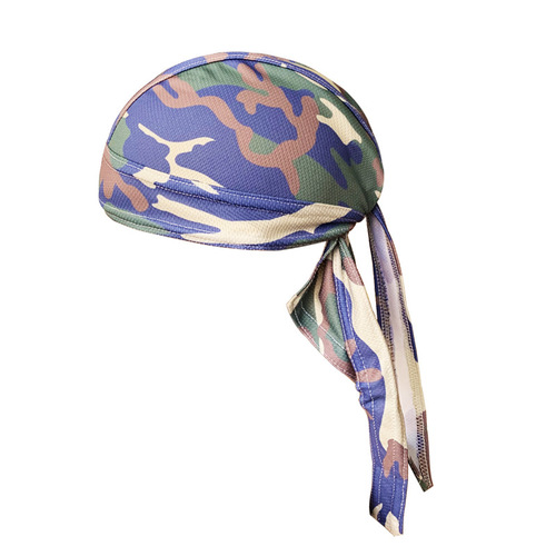 Summer Thin Outdoor Cycling Pirate Hat Quick-drying Sports Headband Sweat-wicking Breathable Sunscreen Headgear Pirate Headband
