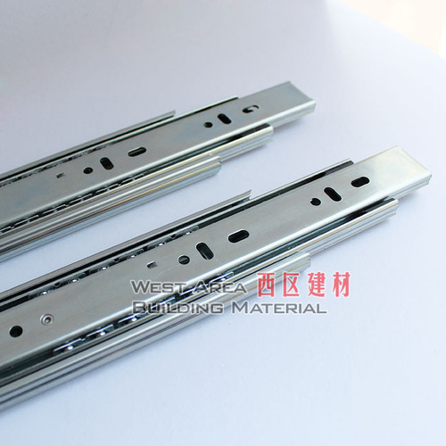 DONGTAI three-section steel ball slide rail damping guide rail track slide rail drawer guide rail full pull buffer slide track hot sale