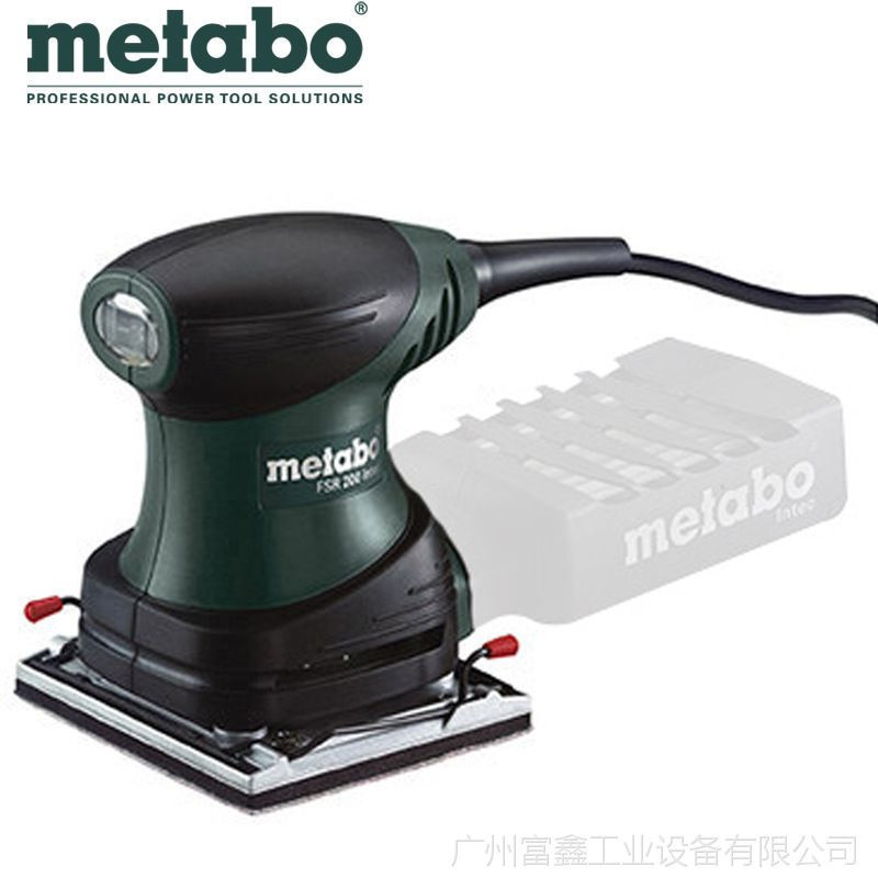 德国METABO麦太保电动工具木工家具制造打磨方形砂纸抛光机SR200
