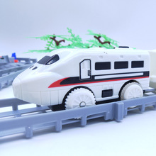 严选儿童电动恐龙玩具高铁轨道小和谐号火车轨道地摊清仓特价