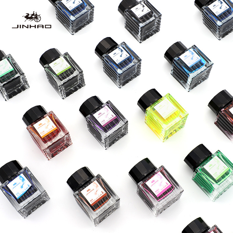 Jinhao Fountain Pen Bottle Ink 30ml Colorful Fountain Pen Ink Multi-Color Non-Clogging Colored Ink【Premium Selection】
