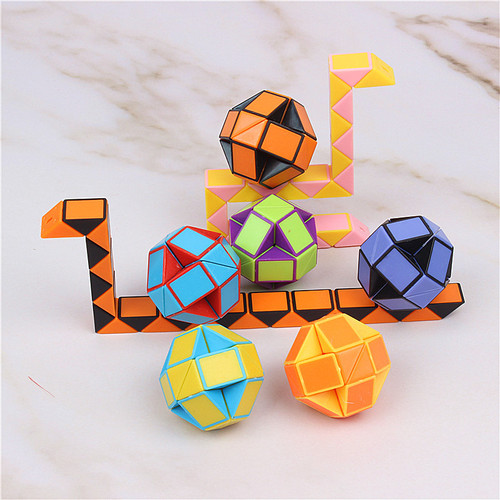 Colorful Magic Ruler Mini 24-section Magic Ruler Puzzle Spherical Rubik's Cube Intellectual Early Education Toy Wholesale