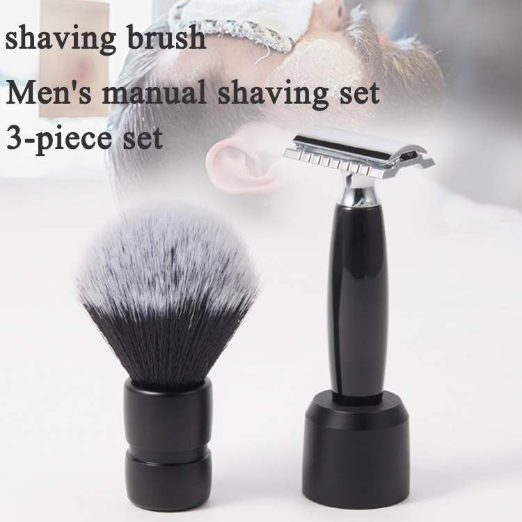 Men's Bathroom Pendant Knife Holder Zinc Alloy Shaver Brush Suit