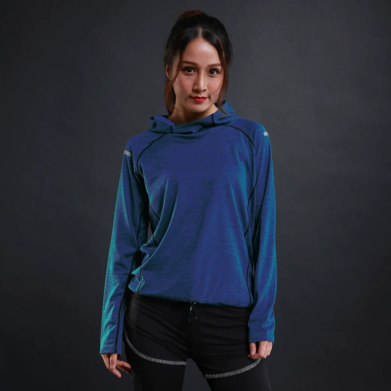 Demi-season long-sleeve sweatshirt, thin breathable gym hoody, quick-dry lightweight