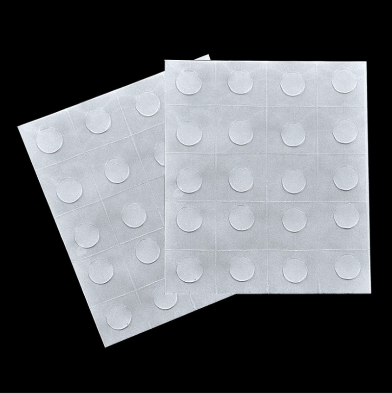 Клейкие точки для украшения дня рождения, 20 штук в упаковке, клей для прикрепления надписи «Happy», бесследный клей, прозрачные круглые точки.