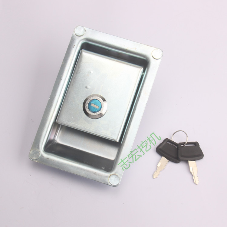 适用日立EX60/120/200-3/5/6挖掘机 边门锁边盖锁 液压大泵侧门锁