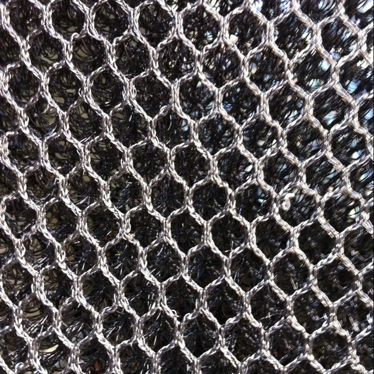 三明治汽车坐垫网布  3D三明治网眼布 鱼丝空气层针织面料