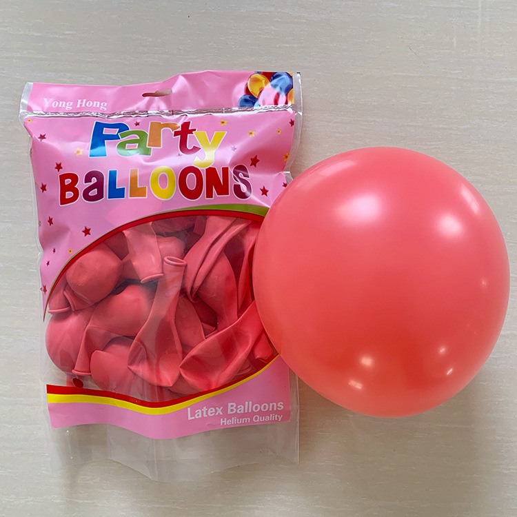 Venta al por mayor de 10 pulgadas globo redondo color caramelo arco globo decoración boda suministros 2,2G globo macaron