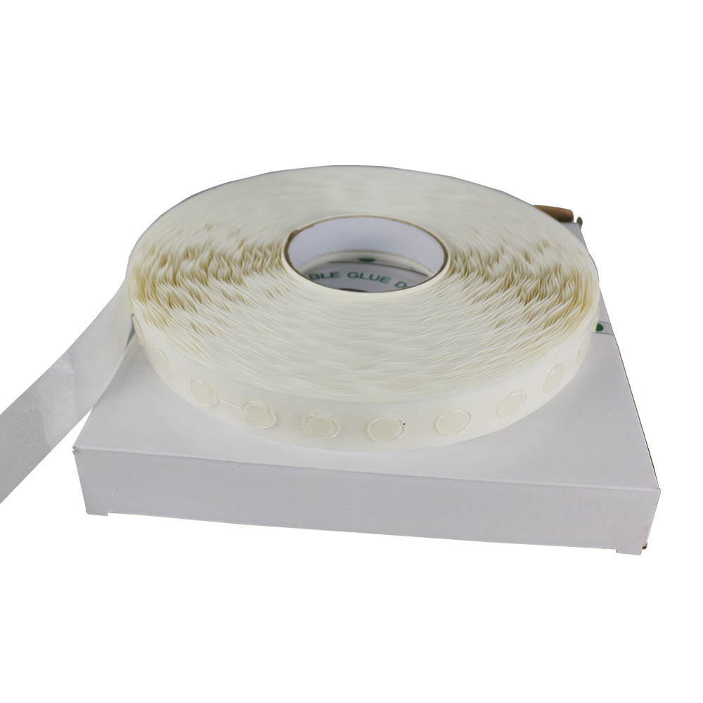 美泰邦直销点点胶双面粘豆豆胶气球贺卡固定可移胶点 无基材