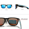 KDEAM new outdoor leisure polarizer inner printing colorful real film men's sunglasses KD1302