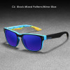 KDEAM new outdoor leisure polarizer inner printing colorful real film men's sunglasses KD1302