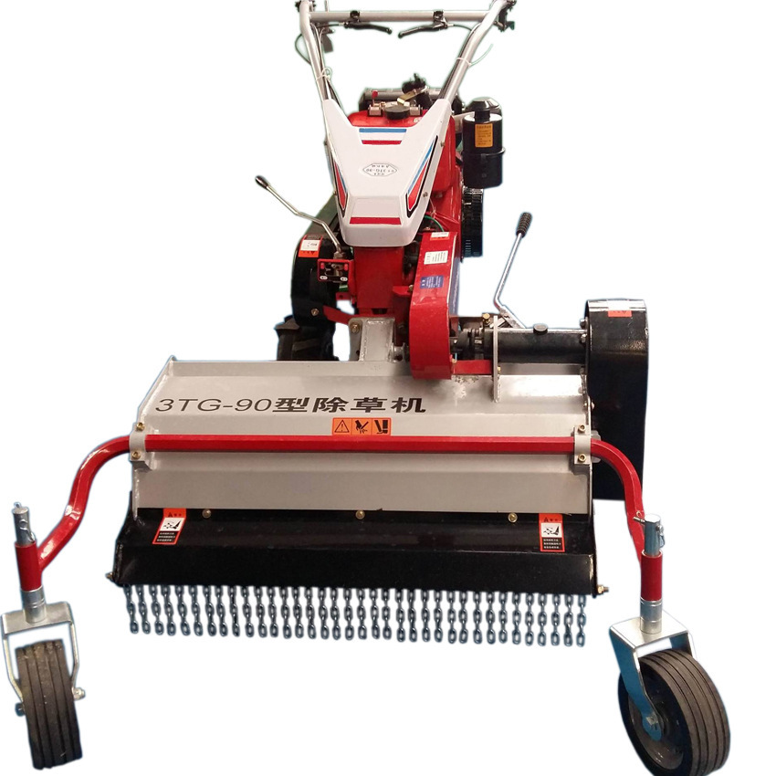 产地货源自走式留岔割草机手推式割灌机小型可旋转果园杂草管理机