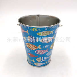 定制马口铁线手提小水桶 手提玩具桶 创意收纳桶 铁质迷你小桶