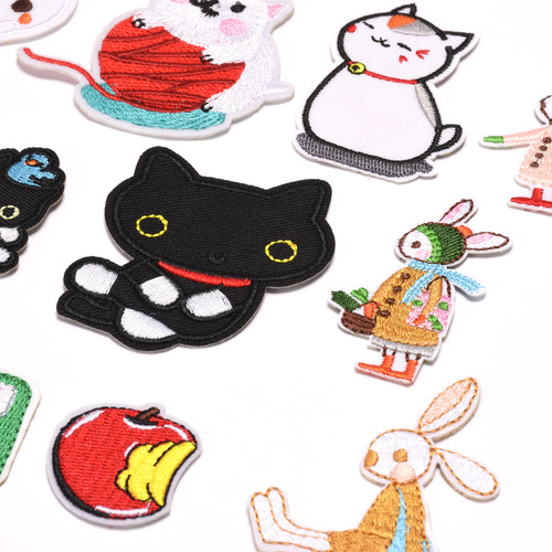 卡通小汽车刺绣布贴高端服装装饰电脑绣花衣服补丁外贸出口可