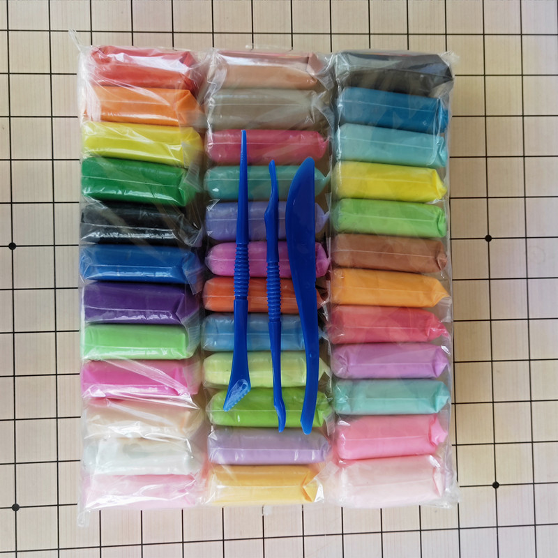 超軽量粘土メーカー卸売 12 色 24 色 36 色セットスペース泥粘土スノーフレーク泥子供用色泥