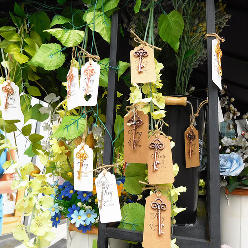 Manufacturer creative beer bottle opener wedding decoration pendant retro wedding creative gift crown key bottle opener