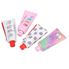 Cartoon coloured pencils, pencil case, belt bag, sharpener, toothpaste, capacious storage system, South Korea