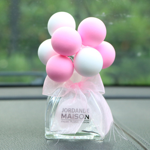 Creative car confession balloon perfume bottle car interior decorations cute balloon car perfume seat car interior decorations