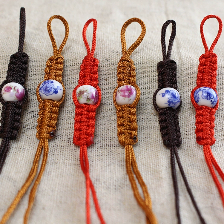 Керамические бусины ручной работы веревка для чайника толстая веревка твердая Крышка чайника веревка Высококачественный Фиолетовый глиняный горшок стеклянная чашка веревка оптом