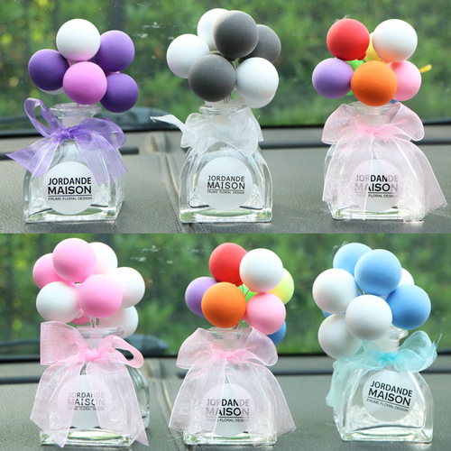 Creative car confession balloon perfume bottle car interior decorations cute balloon car perfume seat car interior decorations
