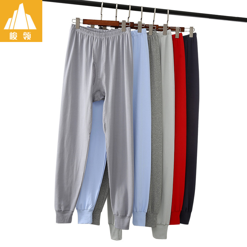 Autumn and winter men's cotton long johns middle-aged and elderly large size cotton wool leggings men's cotton thickened long johns cotton wool pants Autumn and winter men's cotton long johns middle-aged and elderly large size cotton wool leggings men's cotton thickened long johns cotton wool pants