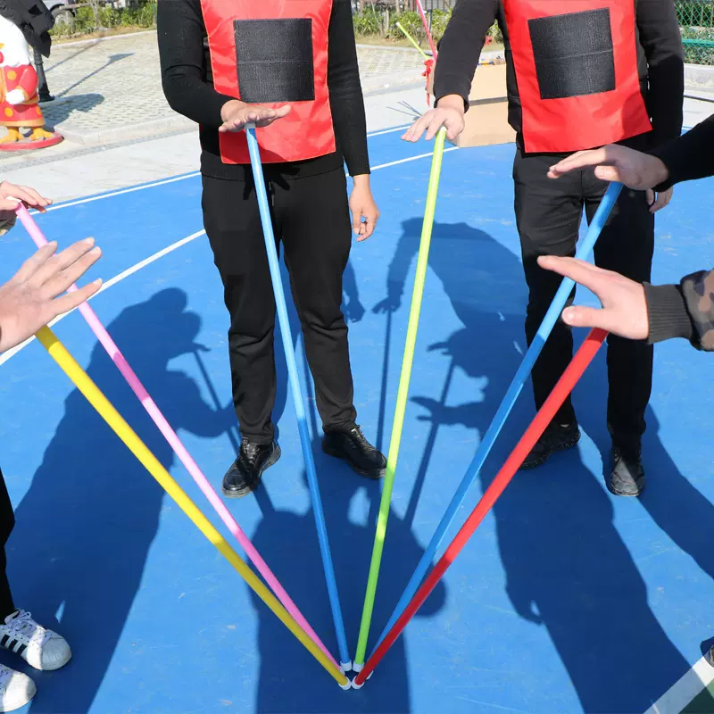 户外成人学生素质拓展训练游戏不倒森林 团队室内趣味运动会道具