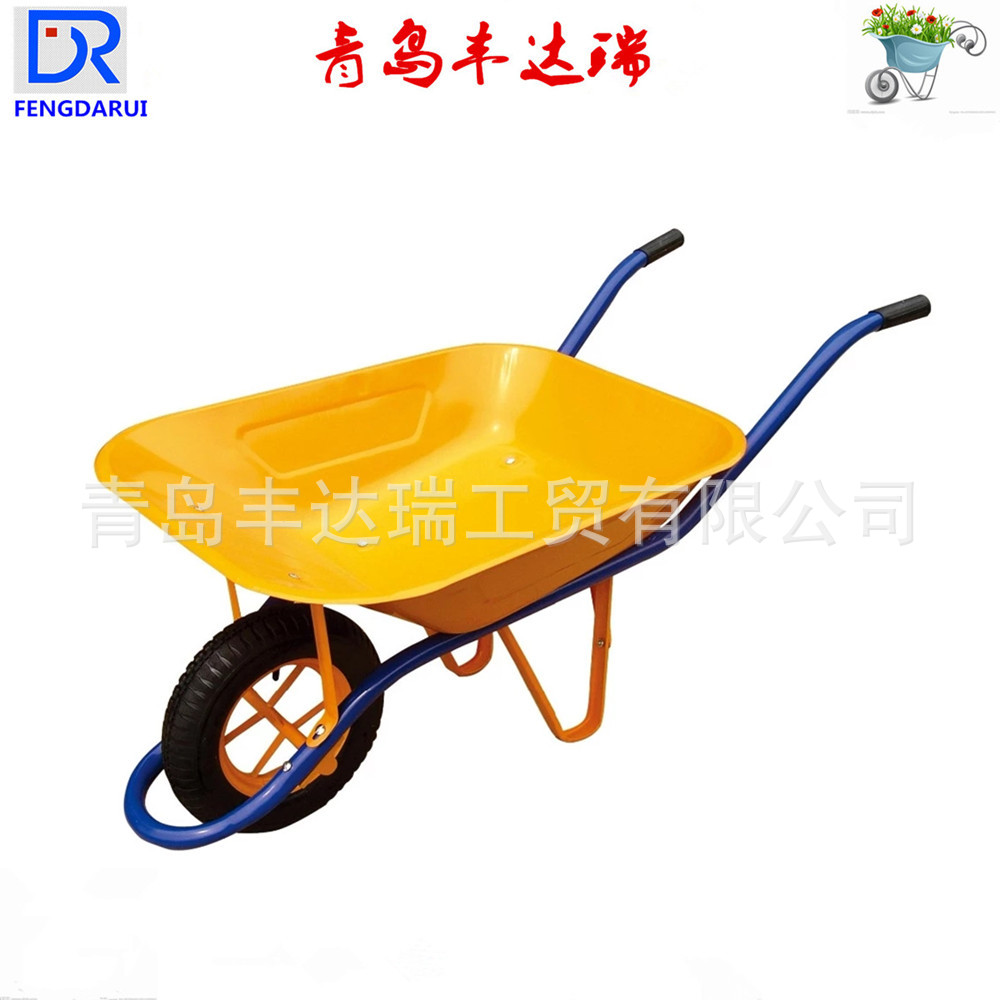 厂家销售 65L 130kg承重量建筑/物流/农用钢质独轮手推车