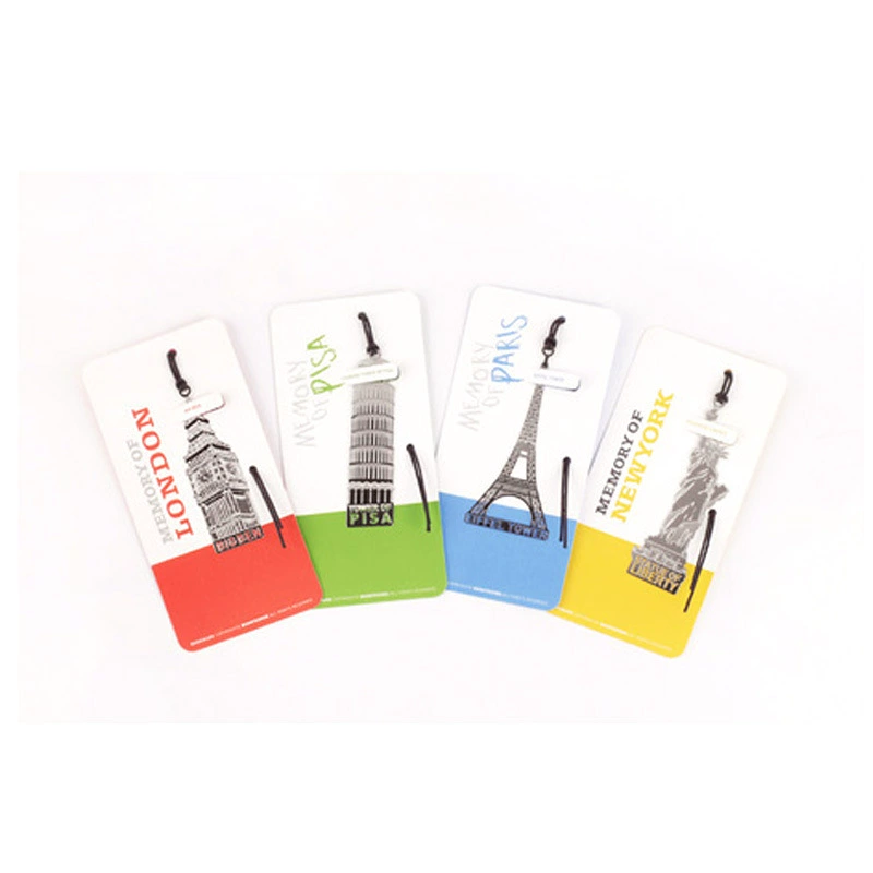 Creative stationary European and American retro iron tower metal bookmarks creative aesthetic bookmark 4 selection