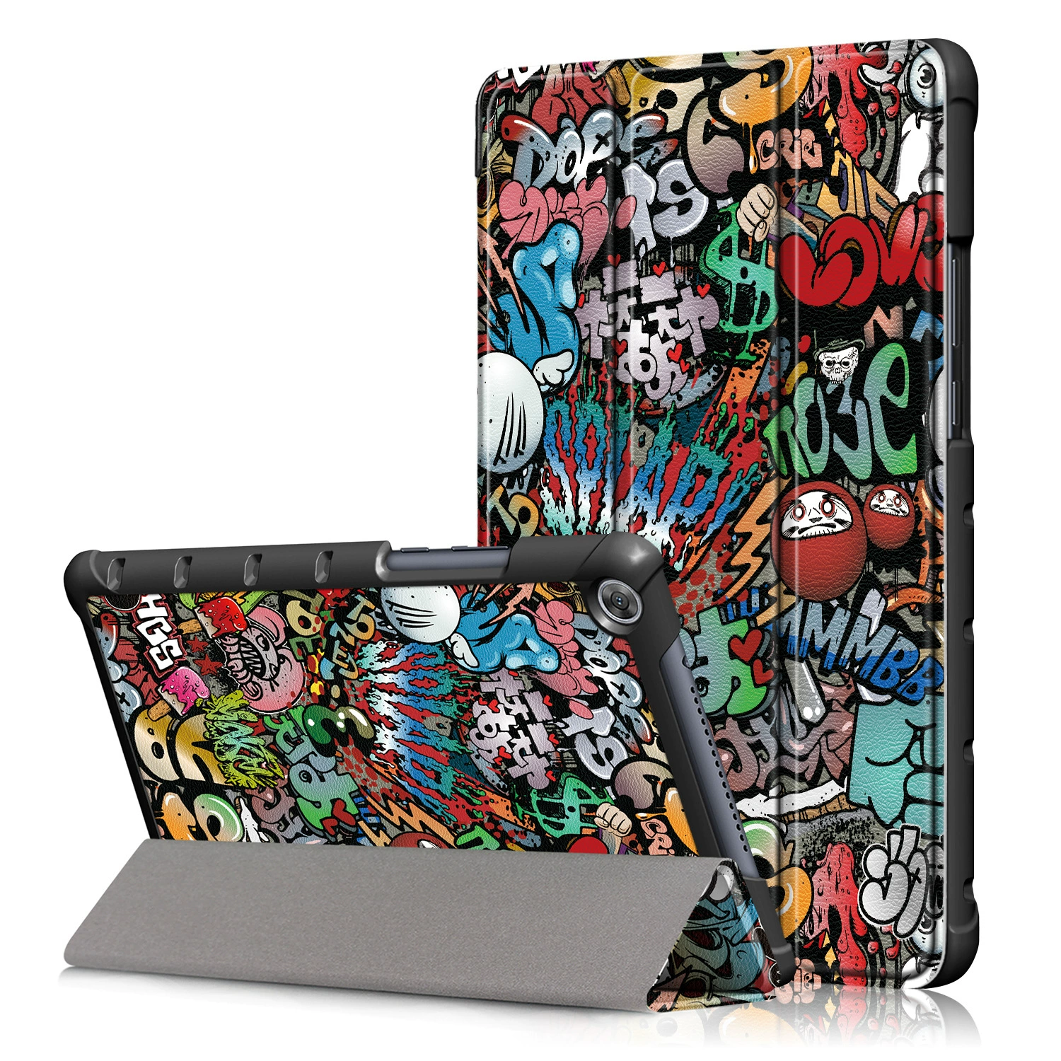 Подходящий чехол-книжка из кожи для планшета Huawei M5 Youth Edition 8 дюймов, чехол для Huawei Honor Plate 5 8, обложка с флипом