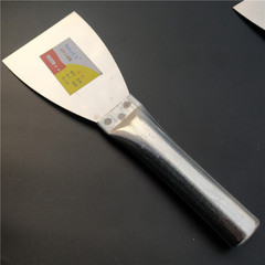 Iron-handled stainless steel putty knife, scraping knife, chiseling knife, joint compound knife, trowel, iron-handled stainless steel putty knife