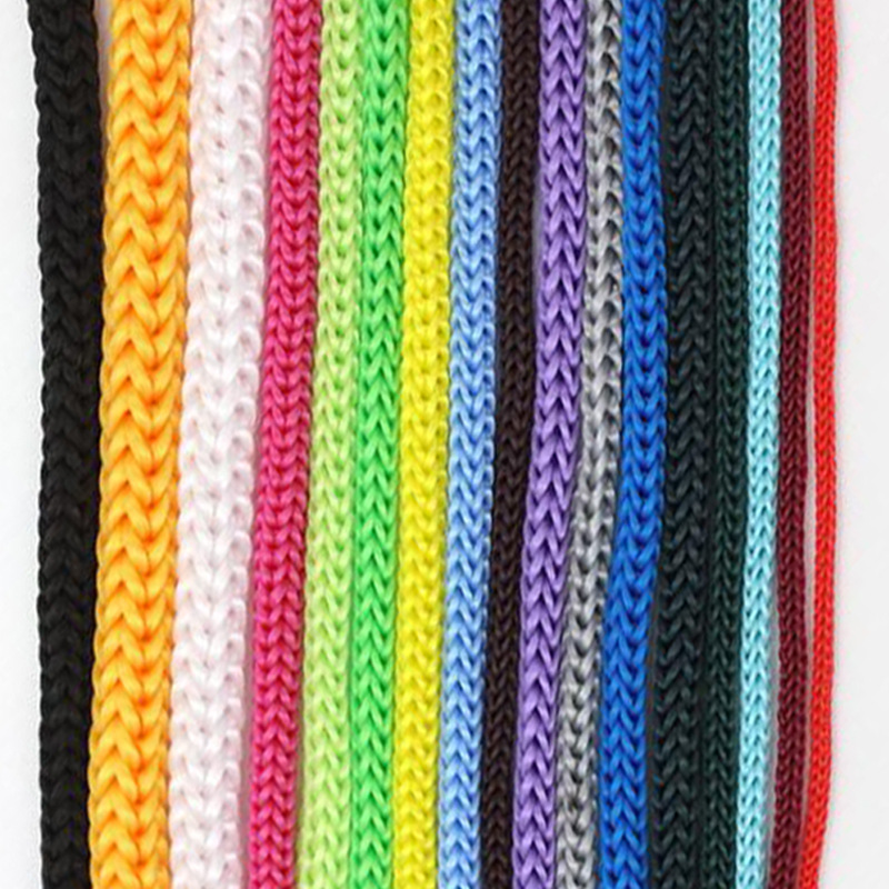 钩针绳 丙纶绳 2毫米-4mm 雨衣绳 尼龙针通束口抽绳 PP手提空芯绳