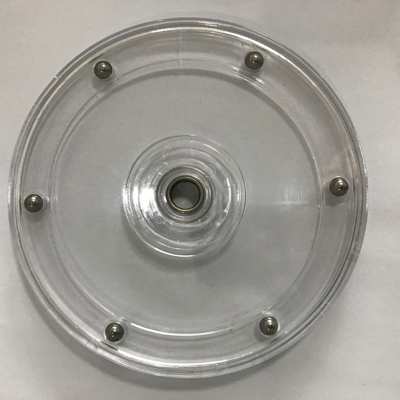 透明塑料转盘展示台转盘亚克力旋转盘 饰品架转盘蛋糕旋转底盘