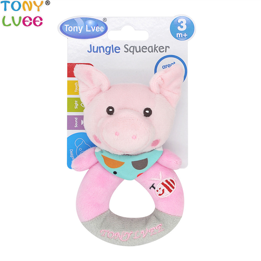 TONY lvee Panda animal sonajero bebé ronda sonajero bebé interés cultivo peluche juguete
