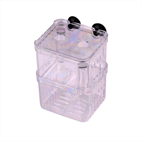 Fish home juvenile fish hatching box double-layer isolation box fighting fish box isolation net hanging incubator female fish spawning and breeding