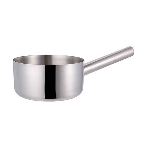304 Flat Bottom Ladle Kitchen Spoon Stainless Steel Long Handle Flat Thick Soup Spoon Kitchen Scoop Long Handle Spoon