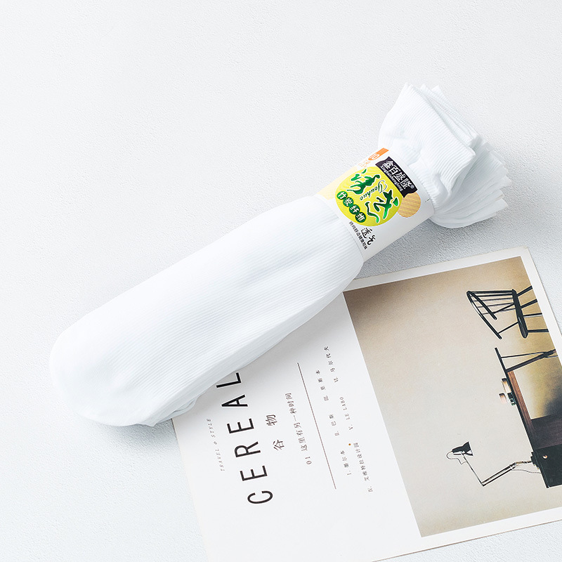 Полосатые носки-белые