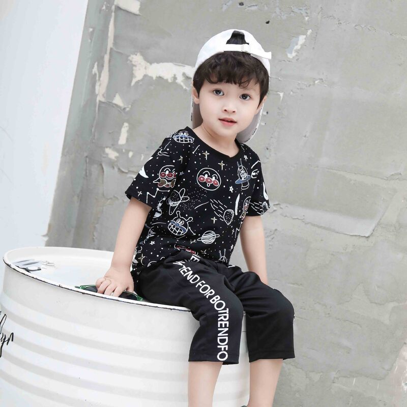 Black Adam Summer Korean Style Children's Warm-sensitive Color-changing Cute Star Cartoon Printed T-shirt for Kids Black Adam Summer Korean Style Children's Warm-sensitive Color-changing Cute Star Cartoon Printed T-shirt for Kids