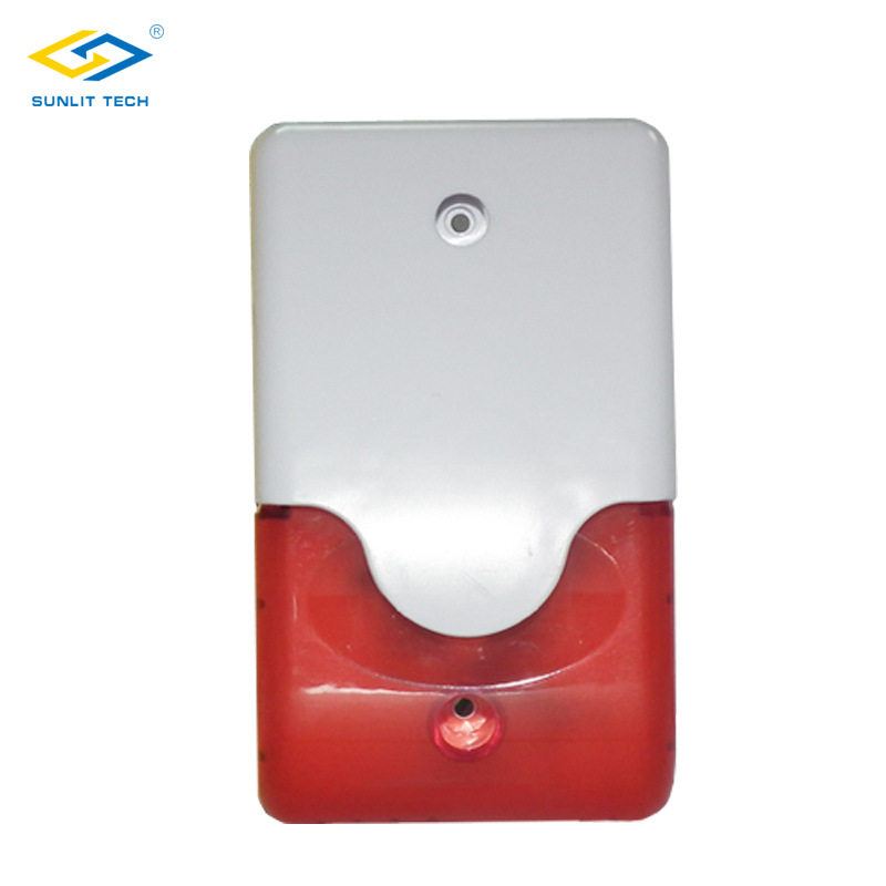 商立厂家直销室内有线小警号 警笛报警探测器  声光报警提示器