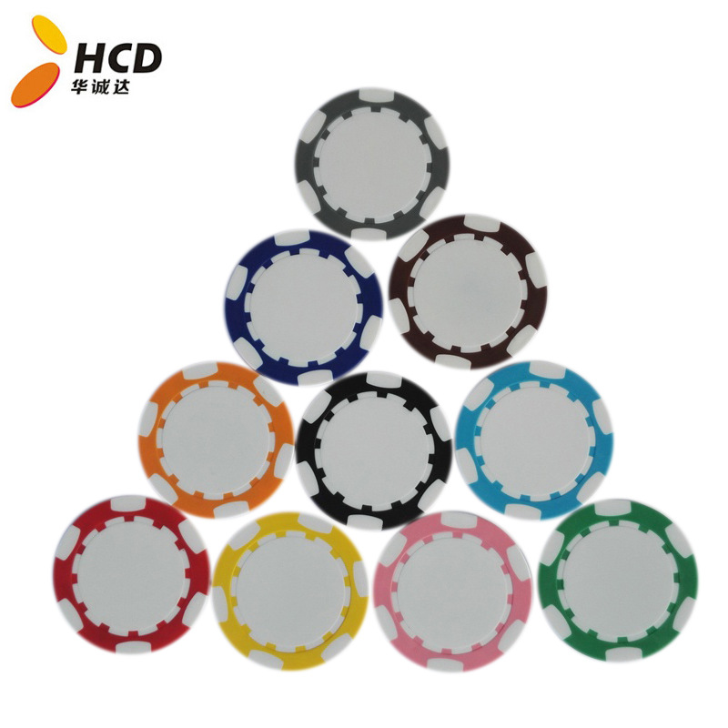 [HCD] factory direct Texas Hold'em chips 11.5G high-end ABS chips coaster chips
