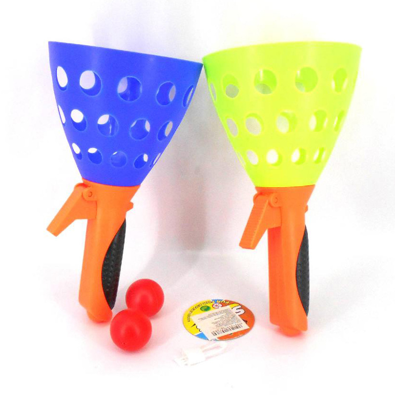 Niños nuevo exótico lanzando bola juguete partido ocio diversión catapulta bola doble traje
