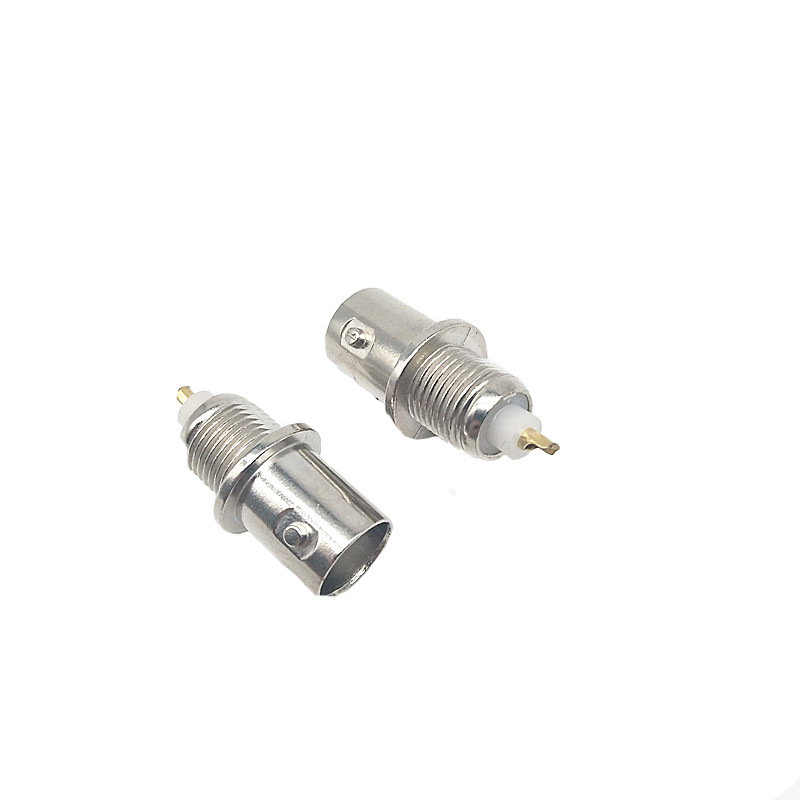 BNC母头老款带螺纹 注塑BNC母头 数字高清BNC头 射频同轴连接器