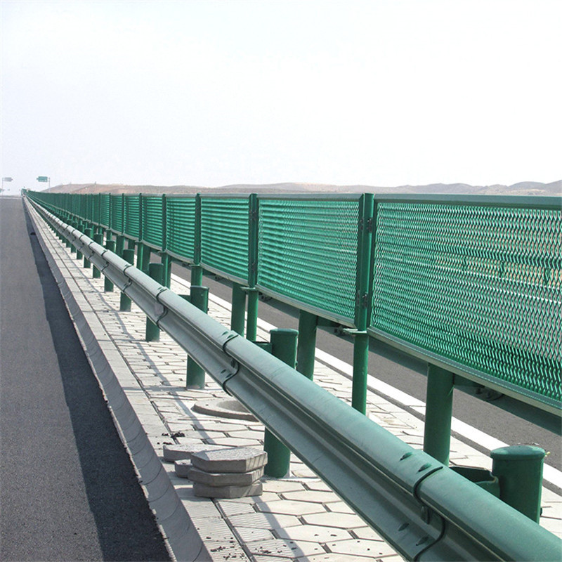 批浸塑菱形孔防护网 高速桥梁防抛防眩网 隔离防护钢板网【工厂】