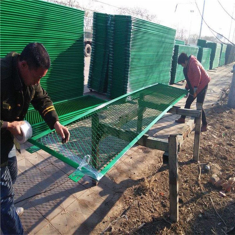 广东环城高速公路防眩网桥梁防眩隔离围栏网菱形框架网防眩晕网