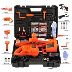 ZS5SJ-B01 Orange Vertical 12V Electric Jack Set Scissor Car Electric Jack Electric Wrench