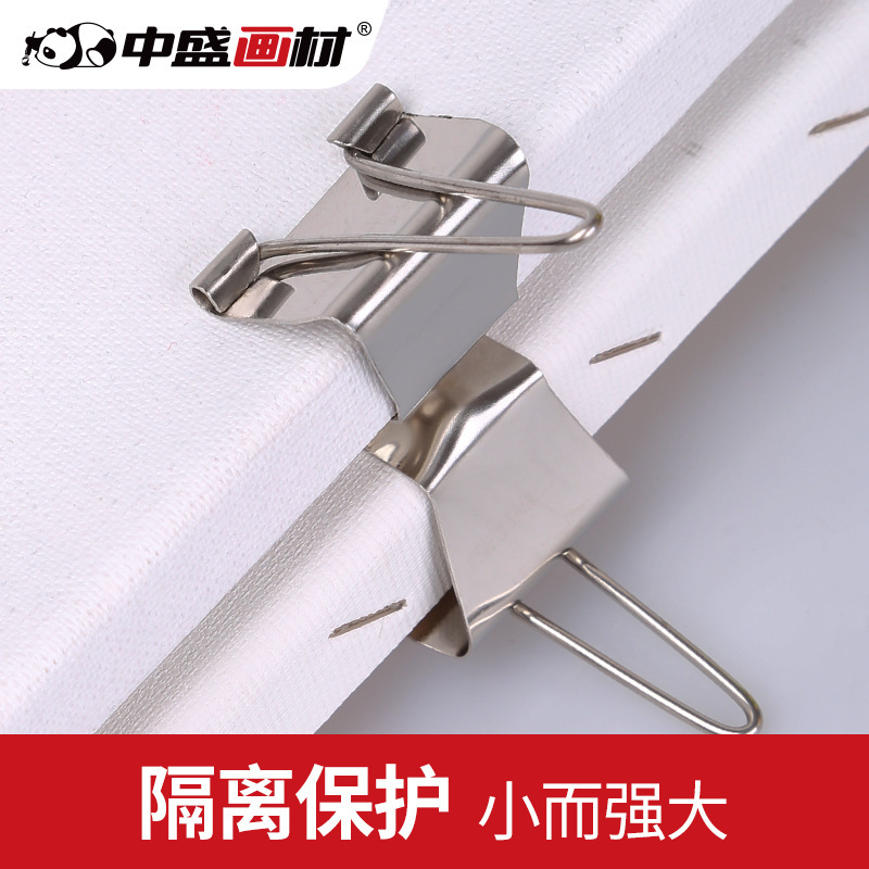 Zhongsheng Painting Material Oil Canvas Clip Stainless Steel Oil Painting Frame Separating Clip Drawing Board Oil Canvas Frame Separating Clip Single Zhongsheng Painting Material Oil Canvas Clip Stainless Steel Oil Painting Frame Separating Clip Drawing Board Oil Canvas Frame Separating Clip Single