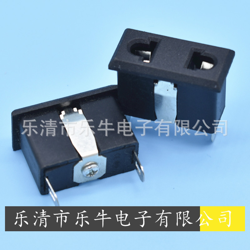 AC电源插座 卡式2孔插座 欧标插座 两孔欧式卡式插座 AC-09A