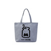 Cartoon shopping bag, shoulder bag for leisure, capacious one-shoulder bag